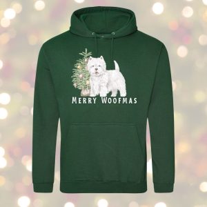 Merry Woofmas Dog Hoodie
