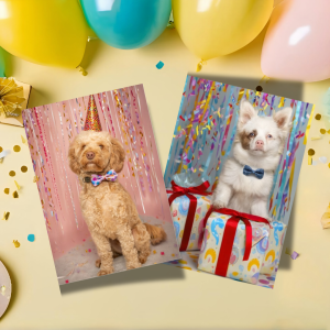 Rain Rescue Birthday Cards - Dogs