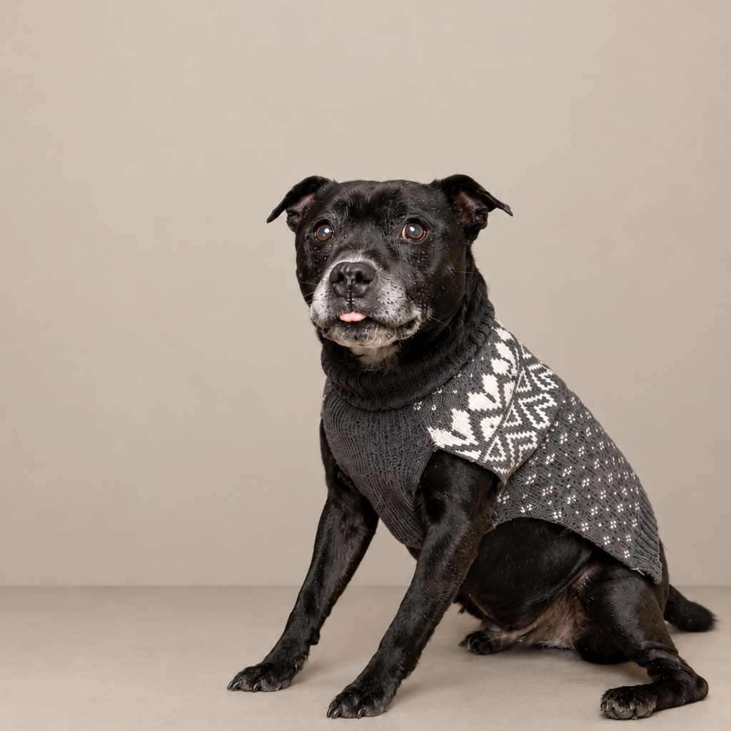 Tyson, a 13 years old male Staffordshire Bull Terrier available for adoption from Rain Rescue in South Yorkshire