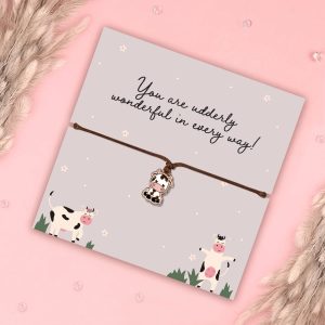 'Udderly Wonderful' Cow Bracelet